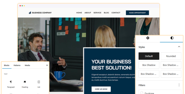 Blockskit Business Company Pro (BlocksKit)