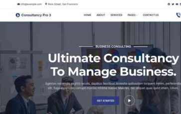 Screenshot Desktop Blockskit Business Consulting Pro (screenshot desktop)