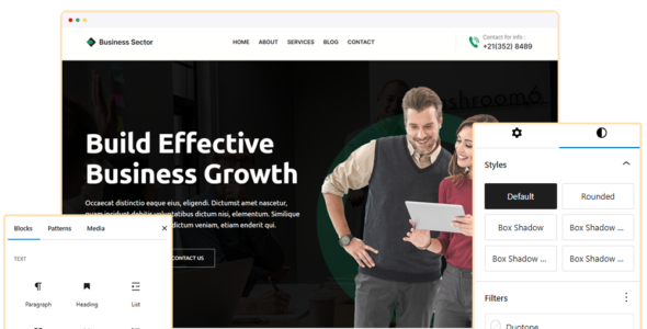 Blockskit Business Sector Pro (BlocksKit)