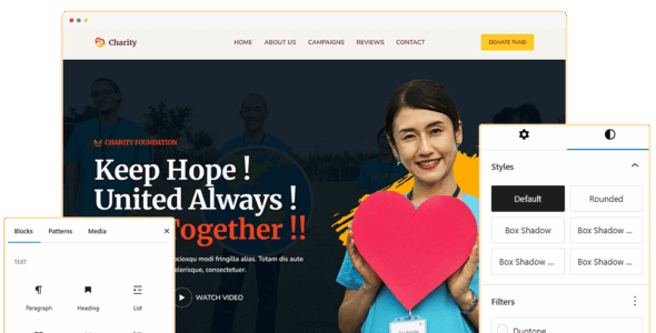 Blockskit Charity Pro (BlocksKit)