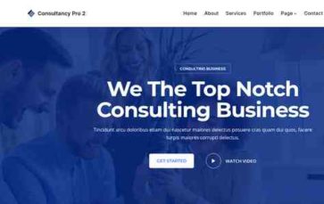 Blockskit Consulting Firm Pro (screenshot desktop)
