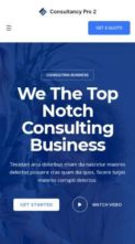 Blockskit Consulting Firm Pro (screenshot mobile)