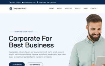 Blockskit Corporate Agency Pro (screenshot desktop)
