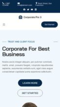 Blockskit Corporate Agency Pro (screenshot mobile)