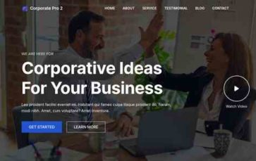 Blockskit Corporate Business Pro (screenshot desktop)
