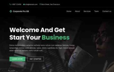 BlocksKit Corporate Pro (screenshot desktop)