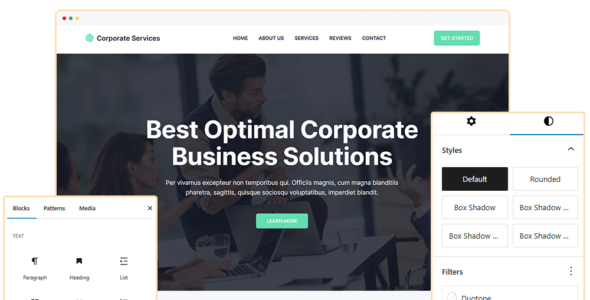 Blockskit Corporate Services Pro (BlocksKit)