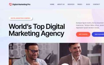 Blockskit Digital Marketing Pro (screenshot desktop)