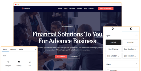 Blockskit Finance Pro (BlocksKit)