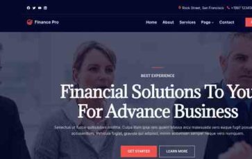Blockskit Finance Pro (screenshot desktop)