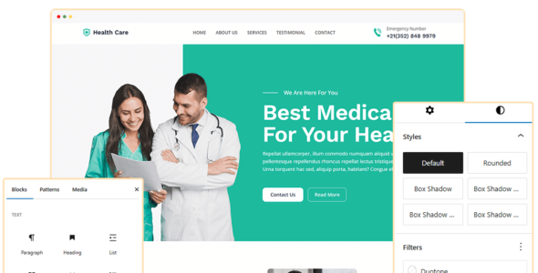 Blockskit Health Care Pro (BlocksKit)