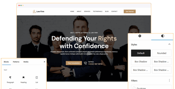 Blockskit Law Firm Pro (BlocksKit)