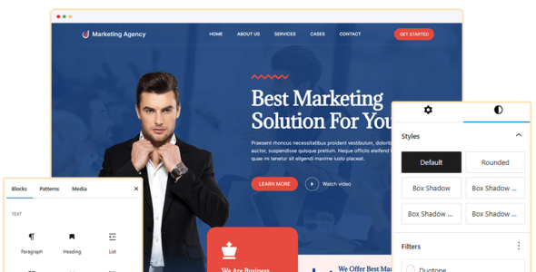 Blockskit Marketing Agency Pro (BlocksKit)