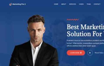 Blockskit Marketing Agency Pro (screenshot desktop)