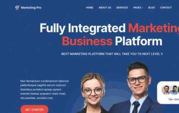 BlocksKit Marketing Pro (screenshot desktop)
