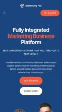 BlocksKit Marketing Pro (screenshot mobile)