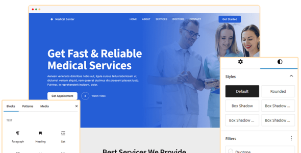 Blockskit Medical Center Pro (BlocksKit)