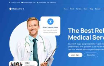 BlocksKit Medical Health Pro (screenshot desktop)