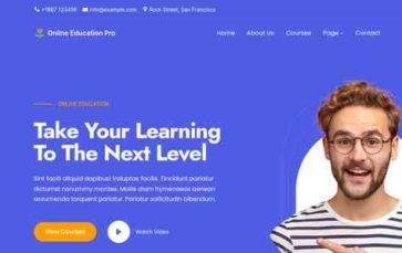 Blockskit Online Education Pro (screenshot desktop)