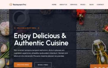 Blockskit Restaurant Pro (screenshot desktop)