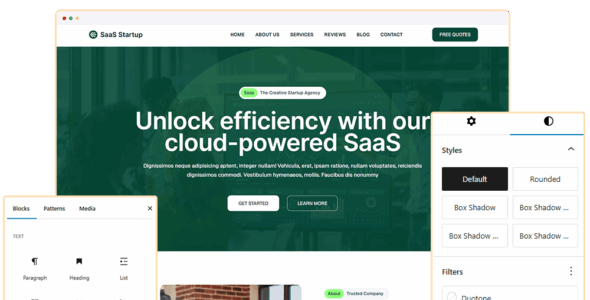 Blockskit SaaS Startup Pro (BlocksKit)