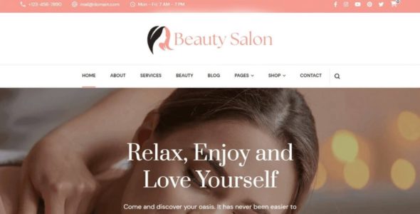 Beauty Salon Lite (Blossom Themes)