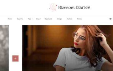 Blossom Diaries (screenshot desktop)