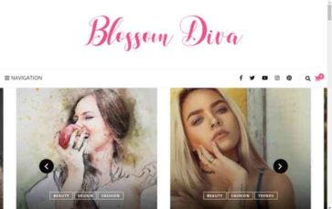 Blossom Diva (screenshot desktop)