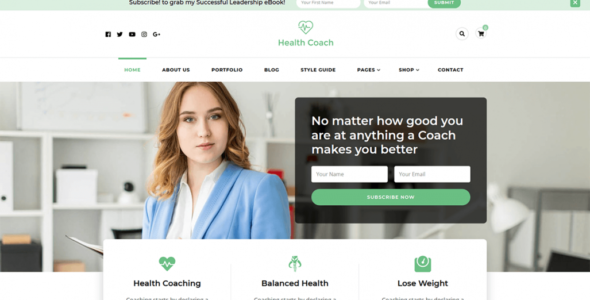 Blossom Health Coach (Blossom Themes)