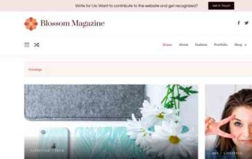 Blossom Magazine Pro (screenshot desktop)