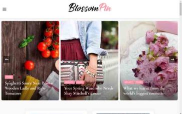 Blossom Pin (screenshot desktop)