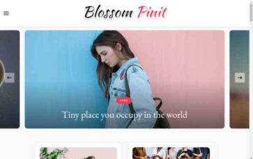 Blossom PinIt (screenshot desktop)