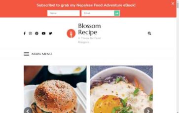 Blossom Recipe Pro (screenshot desktop)