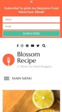Blossom Recipe Pro (screenshot mobile)