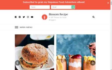 Blossom Recipe (screenshot desktop)