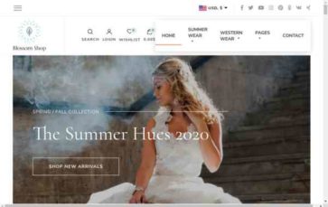 Blossom Shop Pro (screenshot desktop)