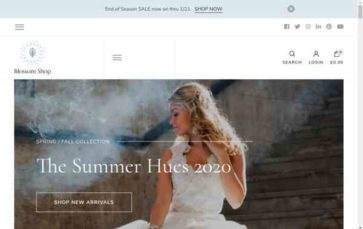 Blossom Shop (screenshot desktop)