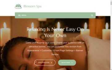 Blossom Spa Pro (screenshot desktop)