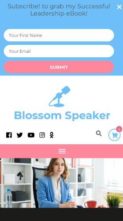 Blossom Speaker (screenshot mobile)