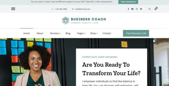 Business Coach (Blossom Themes)
