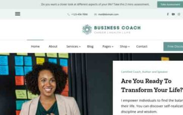 Business Coach (Blossom Themes) - (screenshot desktop)