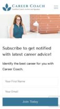 Career Coach (screenshot mobile)