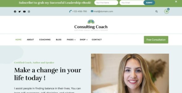 Consulting Coach (Blossom Themes)