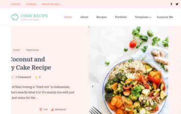 Cook Recipe (screenshot desktop)