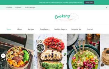 Cookery (Blossom Themes) - (screenshot desktop)