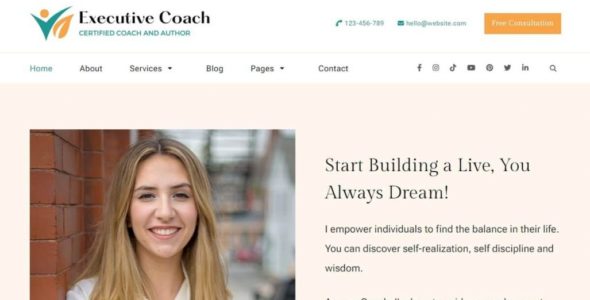 Executive Coach (Blossom Themes)