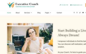 Executive Coach (screenshot desktop)