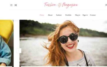 Fashion Magazine (screenshot desktop)