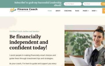 Finance Coach (screenshot desktop)