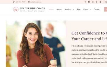 Leadership Coach (screenshot desktop)